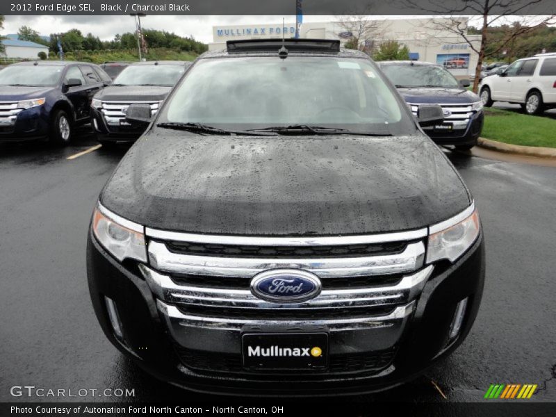Black / Charcoal Black 2012 Ford Edge SEL