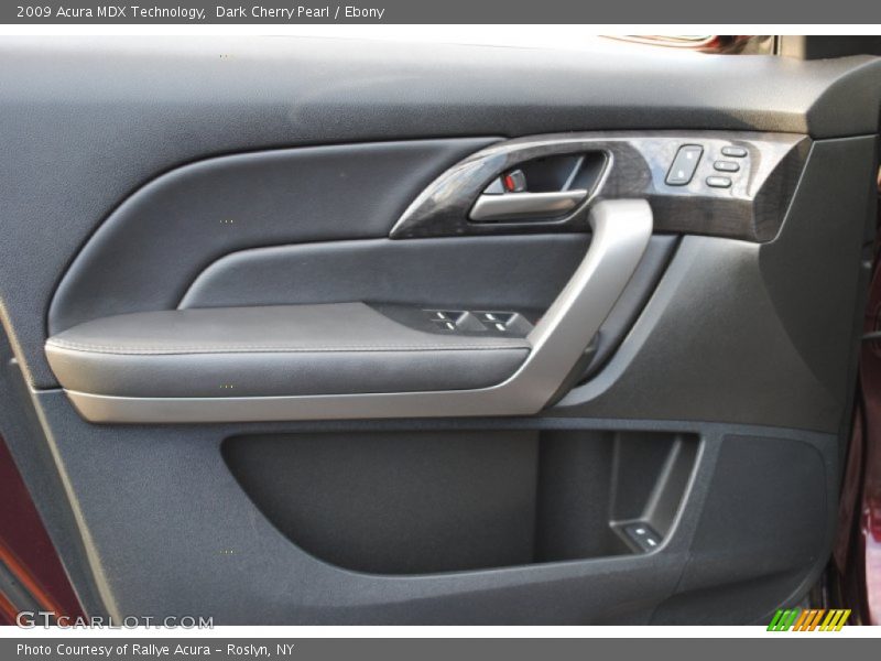 Dark Cherry Pearl / Ebony 2009 Acura MDX Technology