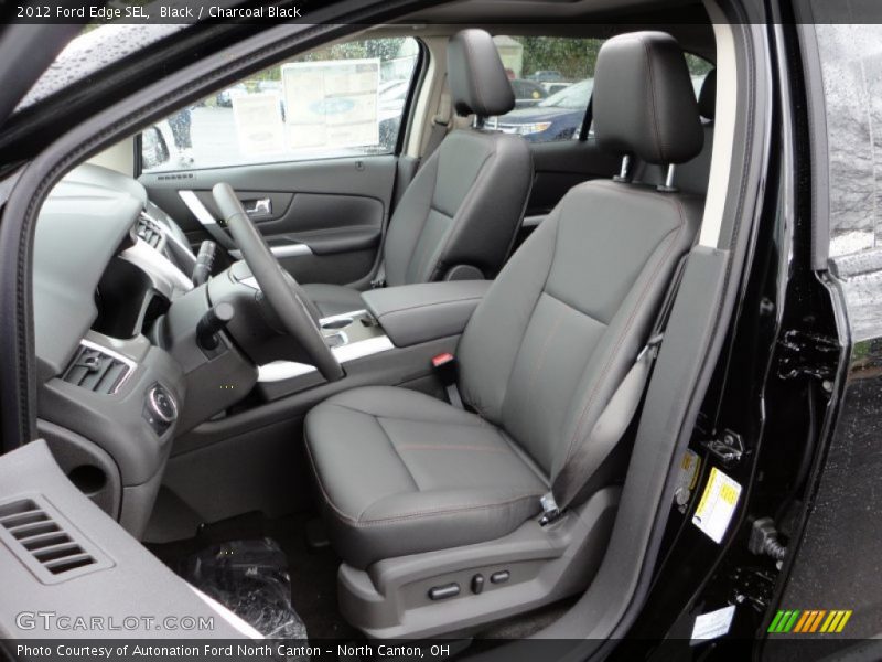  2012 Edge SEL Charcoal Black Interior