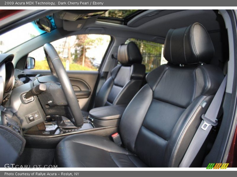 Dark Cherry Pearl / Ebony 2009 Acura MDX Technology