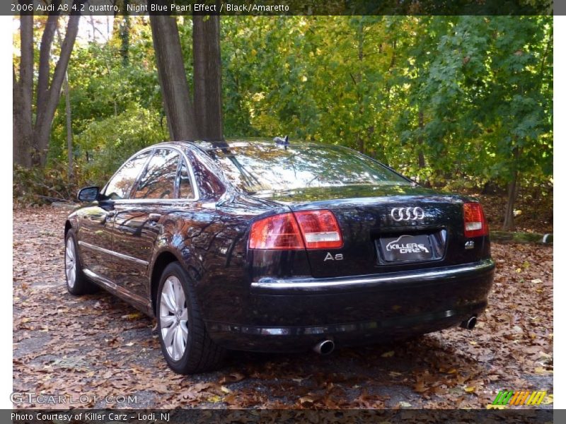 Night Blue Pearl Effect / Black/Amaretto 2006 Audi A8 4.2 quattro