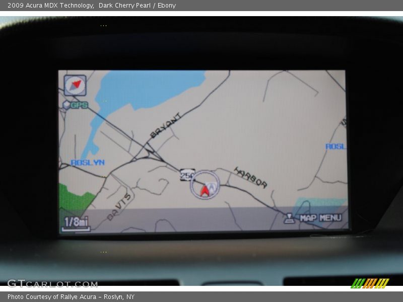 Dark Cherry Pearl / Ebony 2009 Acura MDX Technology