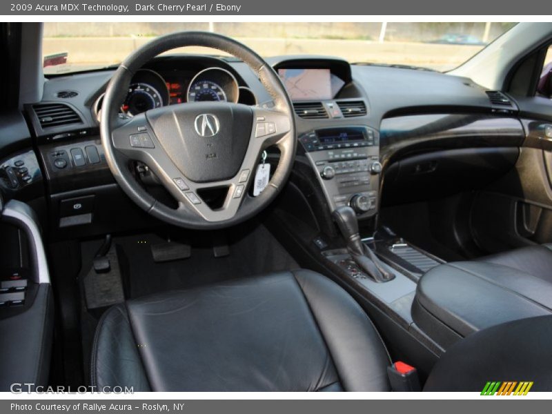 Dark Cherry Pearl / Ebony 2009 Acura MDX Technology