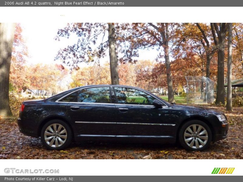 Night Blue Pearl Effect / Black/Amaretto 2006 Audi A8 4.2 quattro