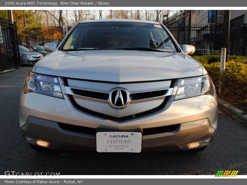 Billet Silver Metallic / Ebony 2009 Acura MDX Technology