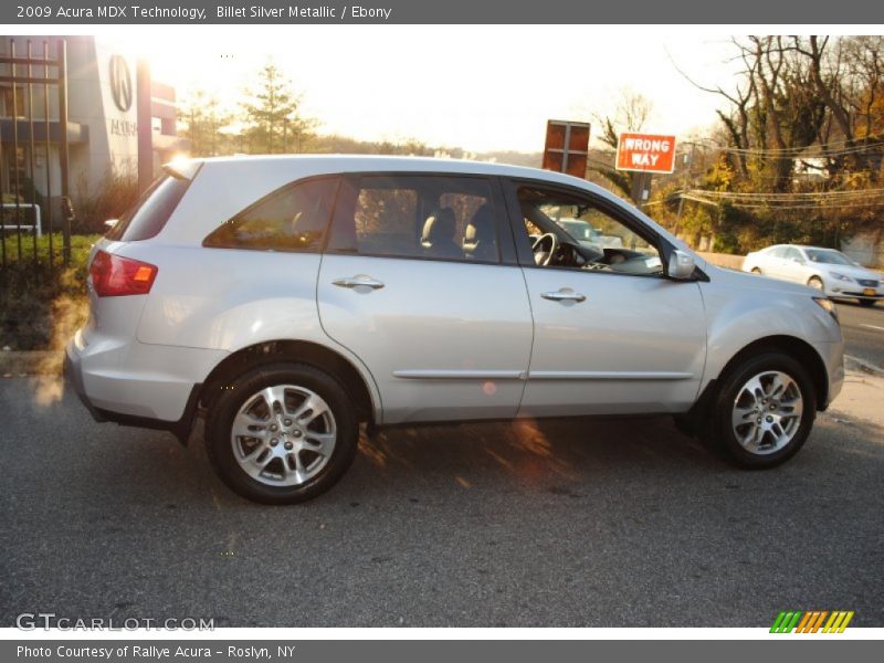 Billet Silver Metallic / Ebony 2009 Acura MDX Technology