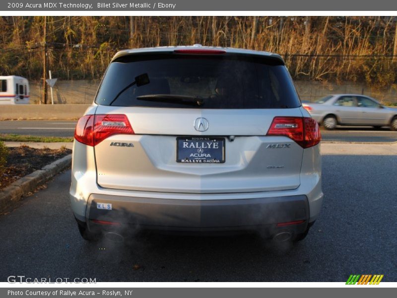 Billet Silver Metallic / Ebony 2009 Acura MDX Technology