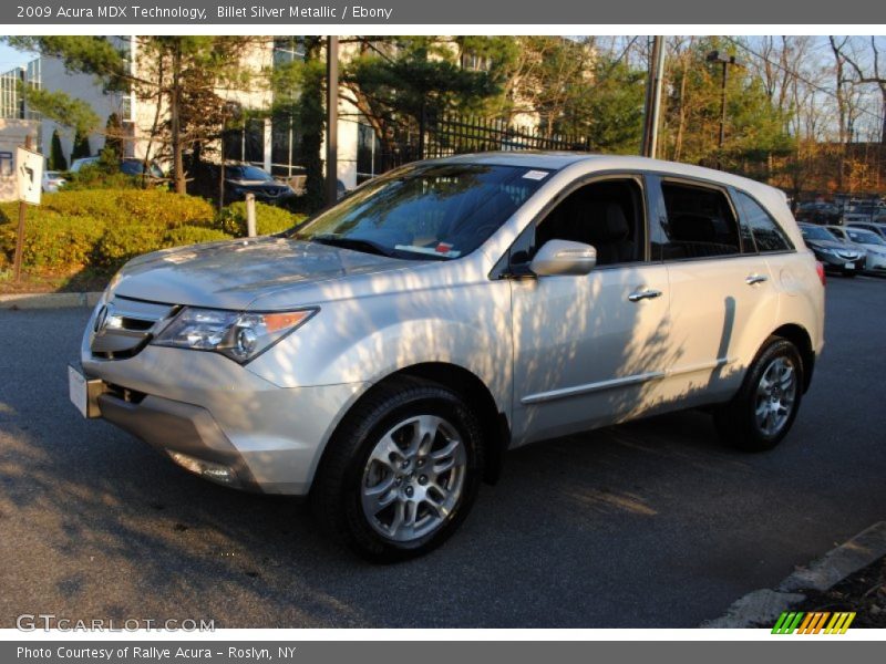 Billet Silver Metallic / Ebony 2009 Acura MDX Technology