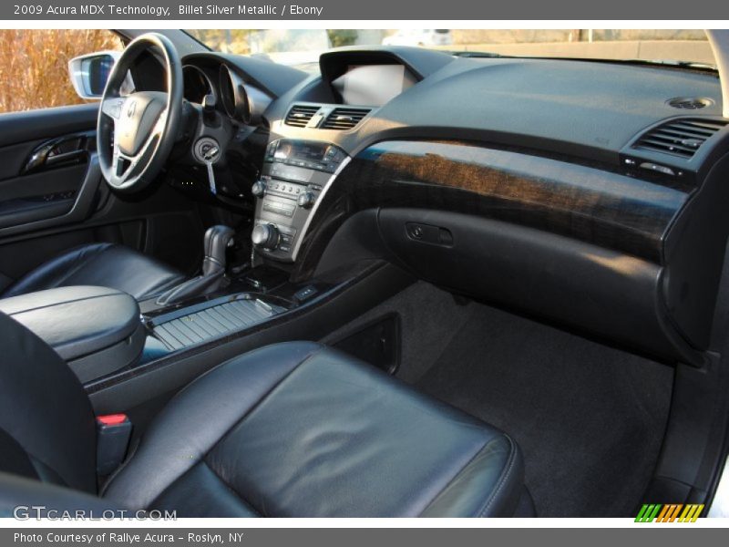 Billet Silver Metallic / Ebony 2009 Acura MDX Technology