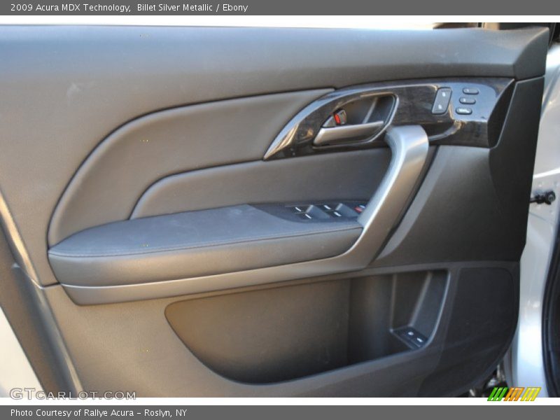 Billet Silver Metallic / Ebony 2009 Acura MDX Technology