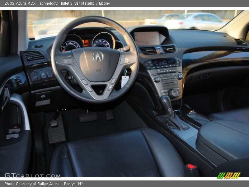 Billet Silver Metallic / Ebony 2009 Acura MDX Technology