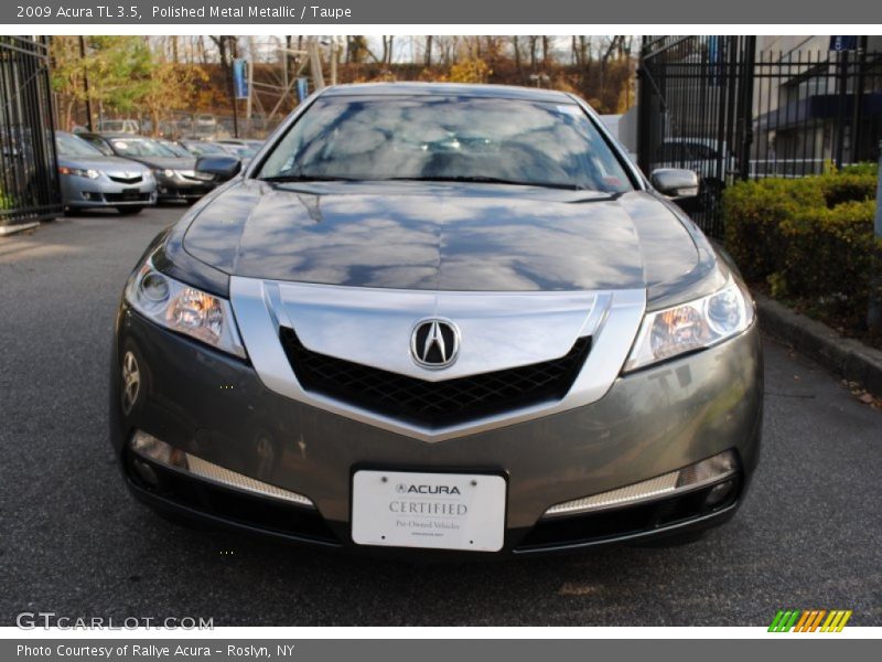 Polished Metal Metallic / Taupe 2009 Acura TL 3.5
