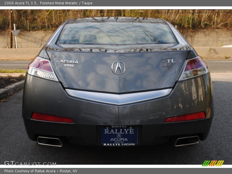 Polished Metal Metallic / Taupe 2009 Acura TL 3.5
