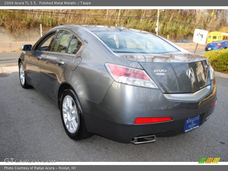 Polished Metal Metallic / Taupe 2009 Acura TL 3.5