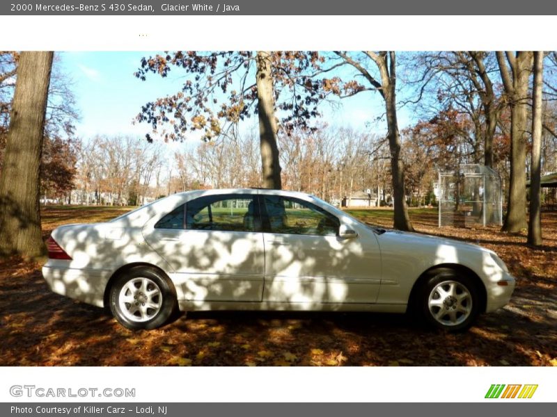 Glacier White / Java 2000 Mercedes-Benz S 430 Sedan