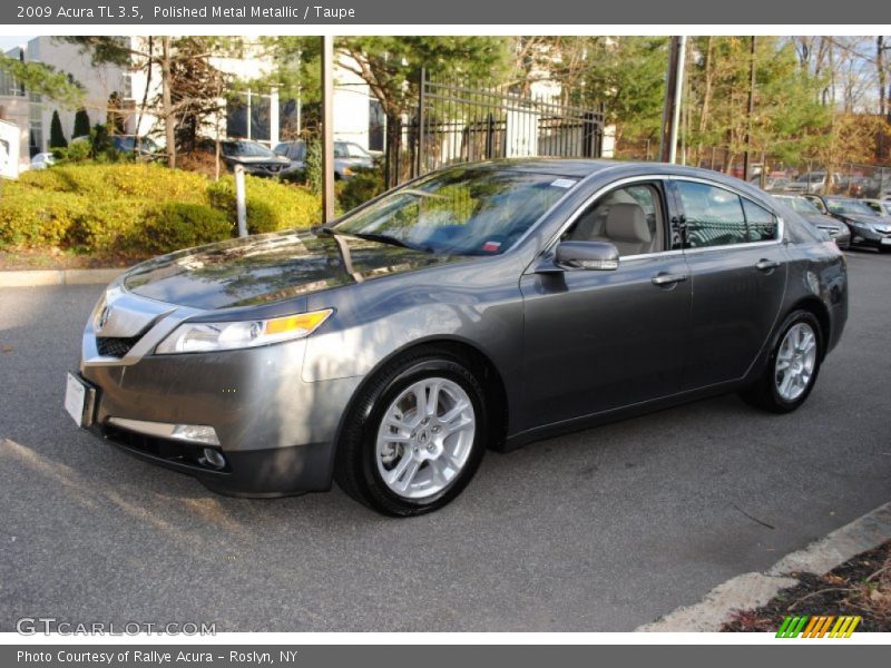 Polished Metal Metallic / Taupe 2009 Acura TL 3.5
