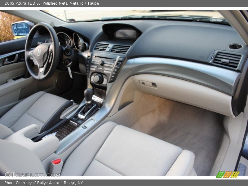 Polished Metal Metallic / Taupe 2009 Acura TL 3.5