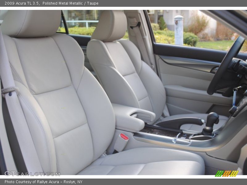 Polished Metal Metallic / Taupe 2009 Acura TL 3.5
