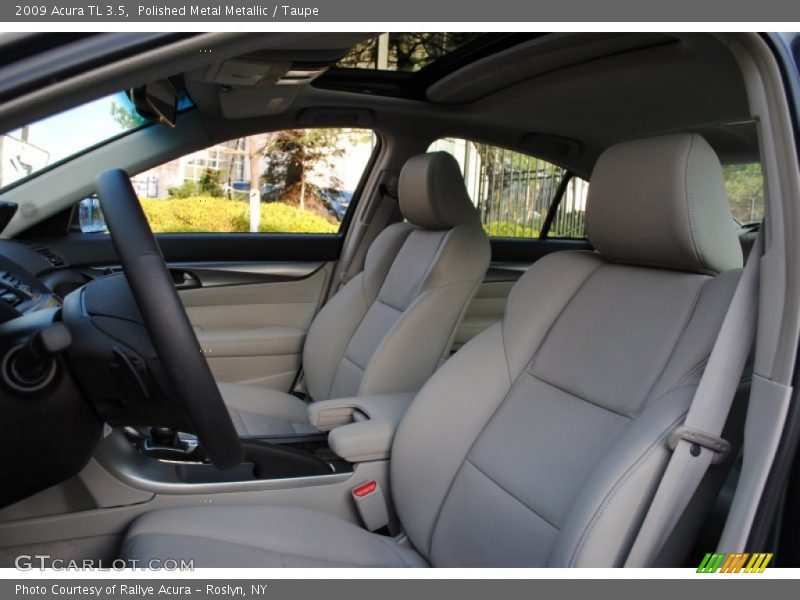 Polished Metal Metallic / Taupe 2009 Acura TL 3.5
