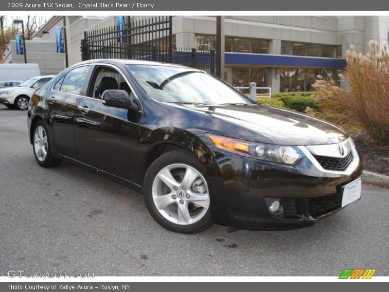 Crystal Black Pearl / Ebony 2009 Acura TSX Sedan