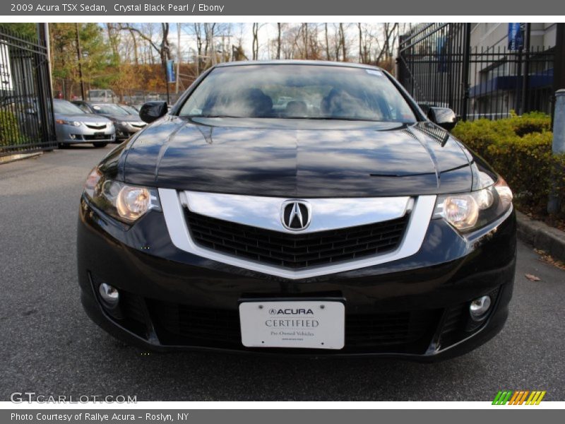Crystal Black Pearl / Ebony 2009 Acura TSX Sedan