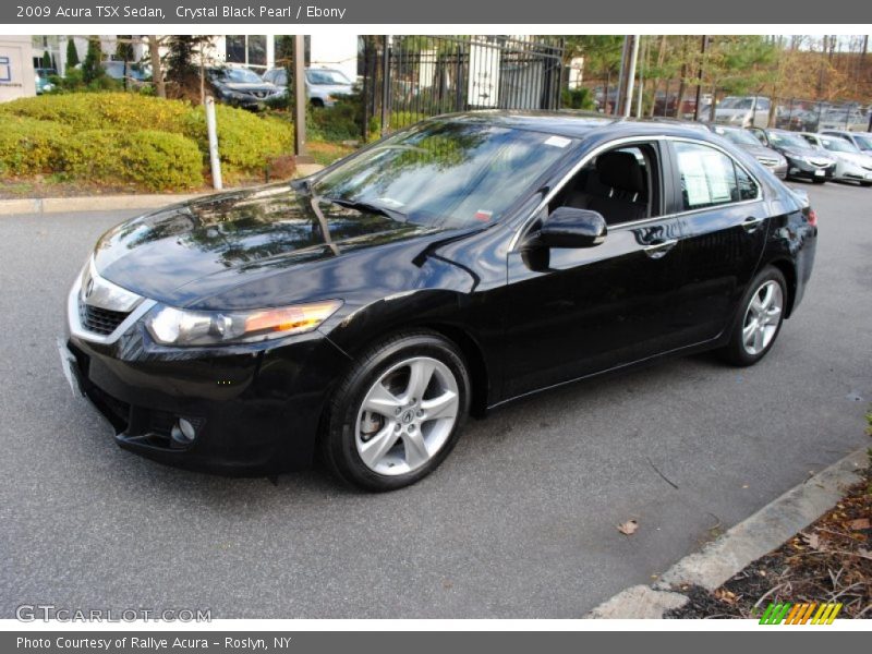 Crystal Black Pearl / Ebony 2009 Acura TSX Sedan