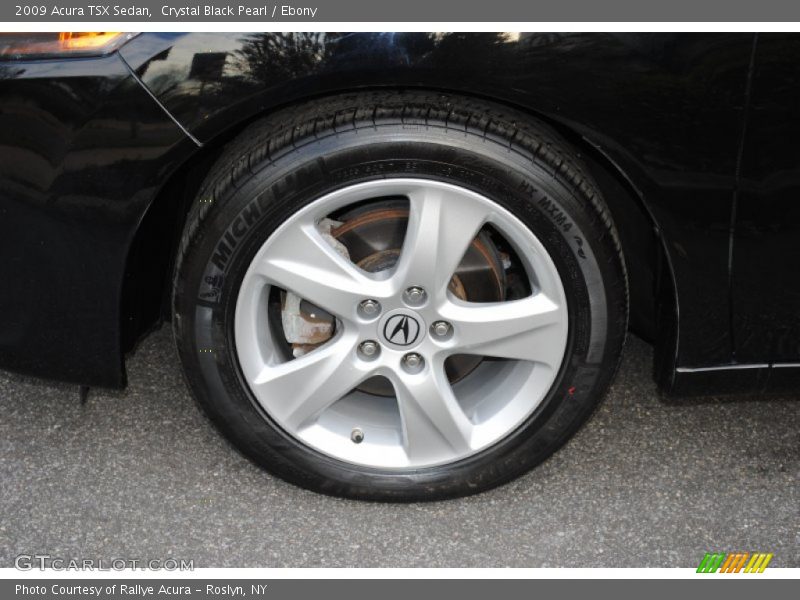 Crystal Black Pearl / Ebony 2009 Acura TSX Sedan