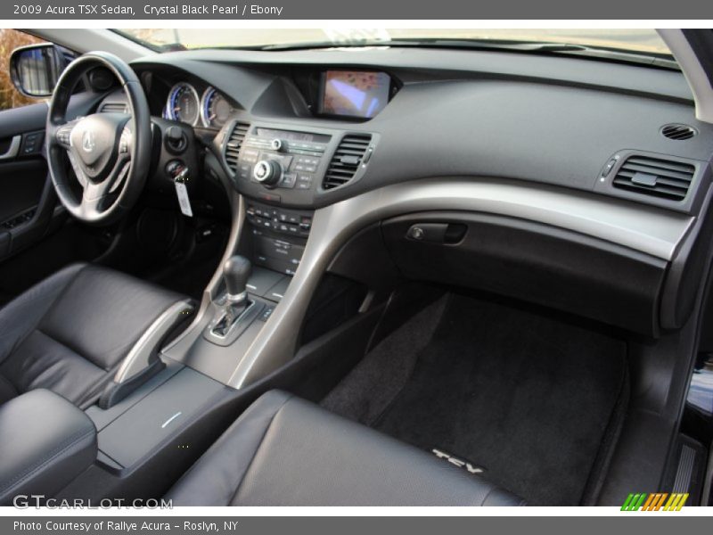 Crystal Black Pearl / Ebony 2009 Acura TSX Sedan