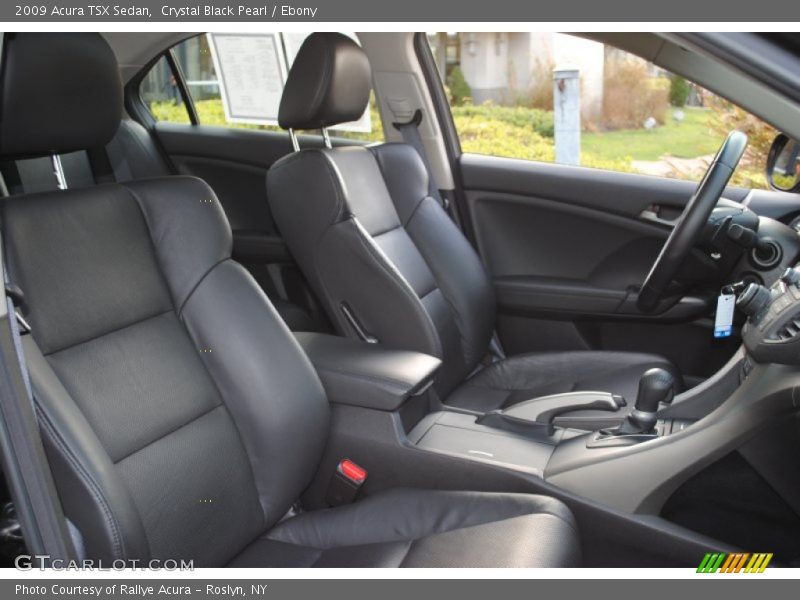 Crystal Black Pearl / Ebony 2009 Acura TSX Sedan