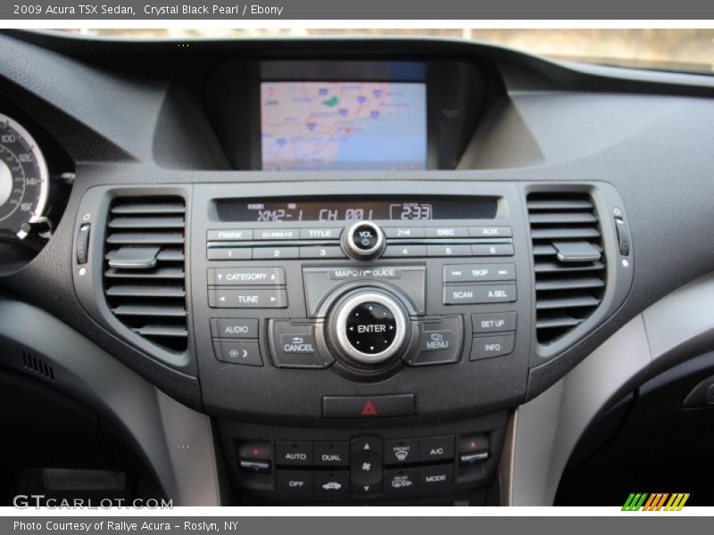 Crystal Black Pearl / Ebony 2009 Acura TSX Sedan