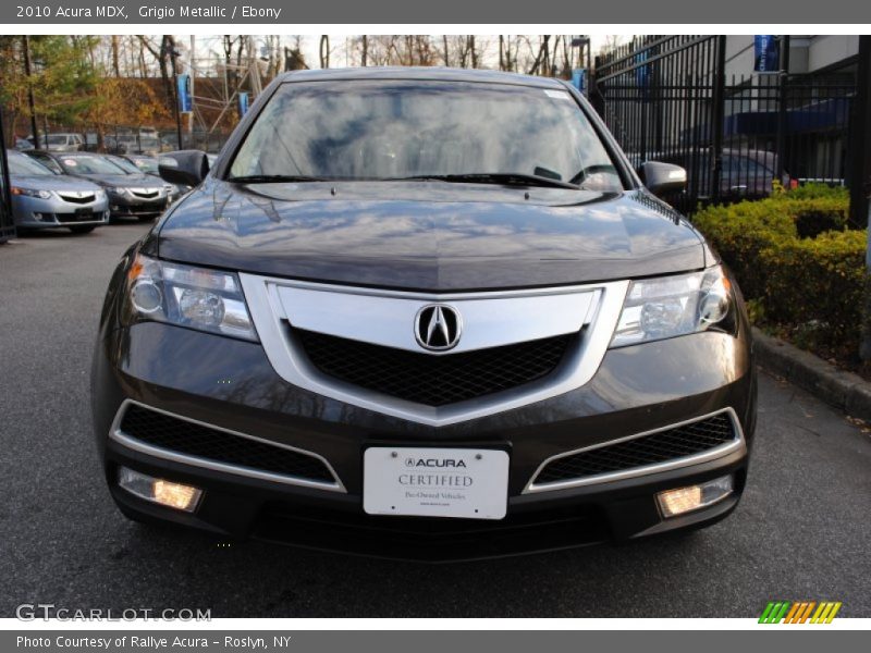 Grigio Metallic / Ebony 2010 Acura MDX