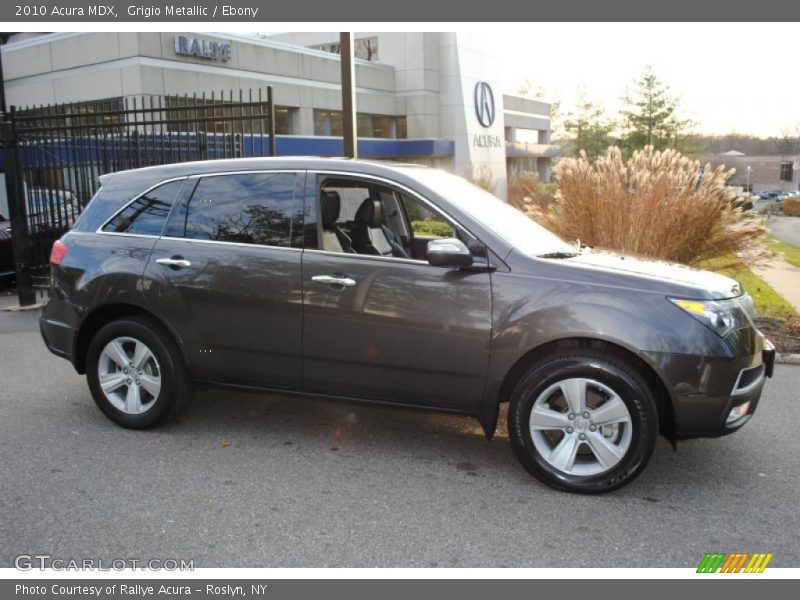 Grigio Metallic / Ebony 2010 Acura MDX