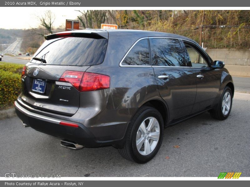 Grigio Metallic / Ebony 2010 Acura MDX