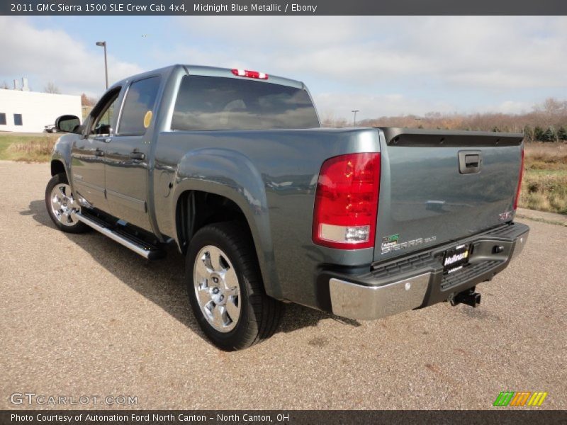 Midnight Blue Metallic / Ebony 2011 GMC Sierra 1500 SLE Crew Cab 4x4