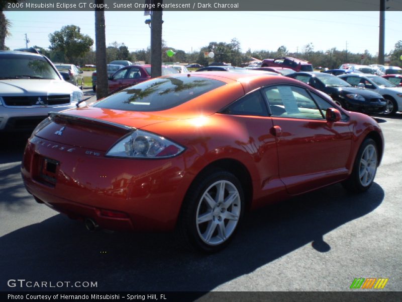Sunset Orange Pearlescent / Dark Charcoal 2006 Mitsubishi Eclipse GT Coupe