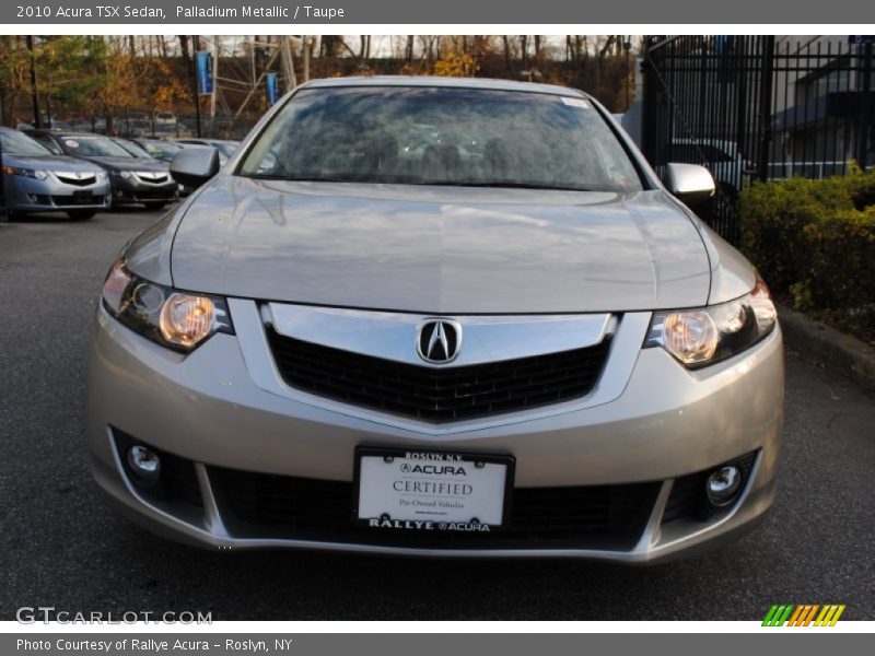 Palladium Metallic / Taupe 2010 Acura TSX Sedan