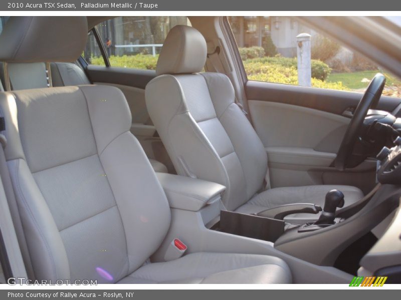 Palladium Metallic / Taupe 2010 Acura TSX Sedan