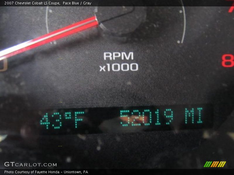 Pace Blue / Gray 2007 Chevrolet Cobalt LS Coupe