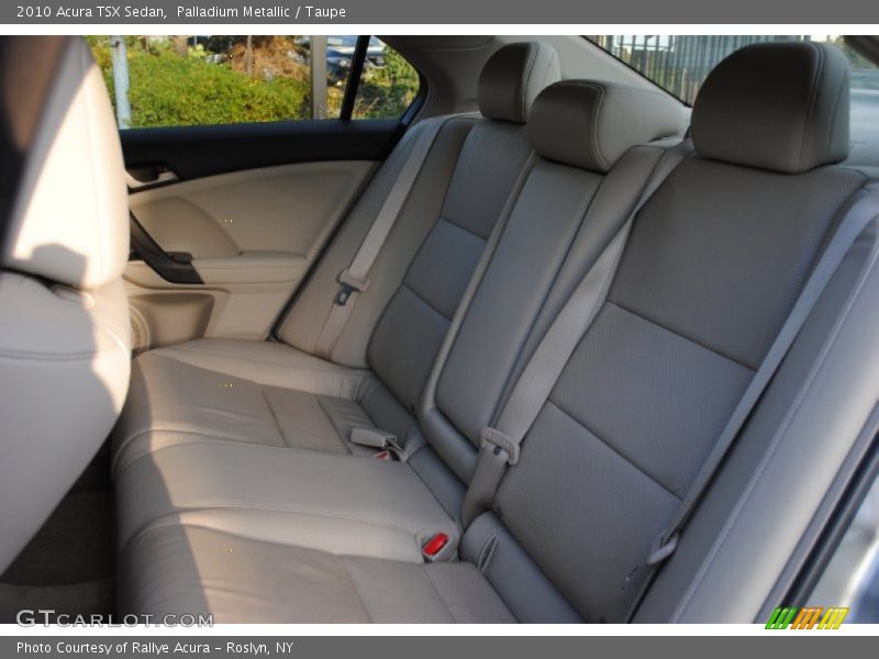 Palladium Metallic / Taupe 2010 Acura TSX Sedan