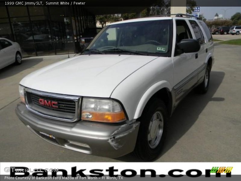 Summit White / Pewter 1999 GMC Jimmy SLT