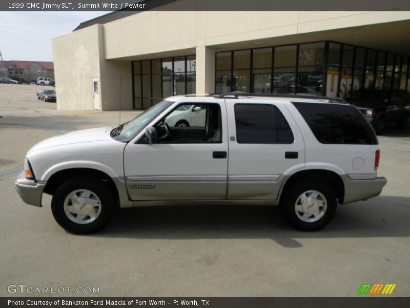 Summit White / Pewter 1999 GMC Jimmy SLT