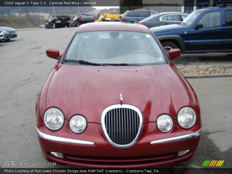 Carnival Red Mica / Almond 2000 Jaguar S-Type 3.0