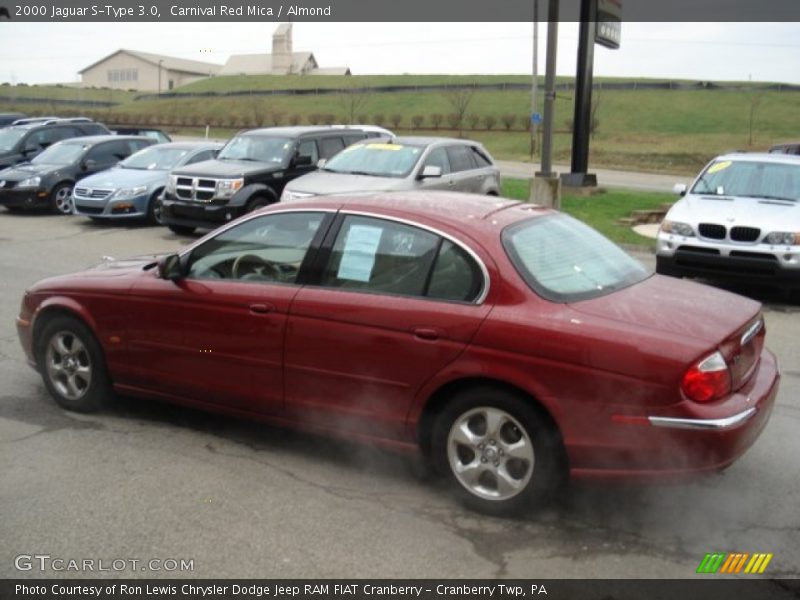 Carnival Red Mica / Almond 2000 Jaguar S-Type 3.0