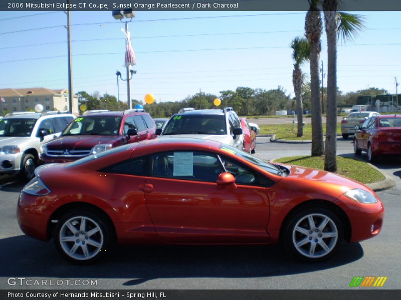 Sunset Orange Pearlescent / Dark Charcoal 2006 Mitsubishi Eclipse GT Coupe