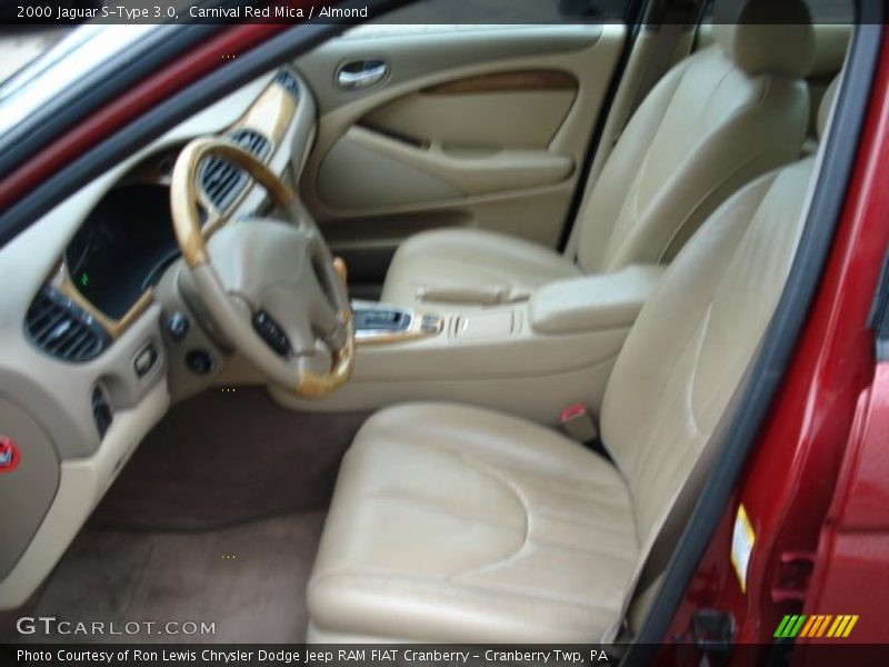 Carnival Red Mica / Almond 2000 Jaguar S-Type 3.0