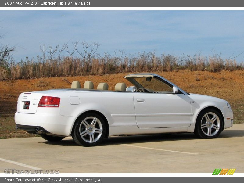 Ibis White / Beige 2007 Audi A4 2.0T Cabriolet