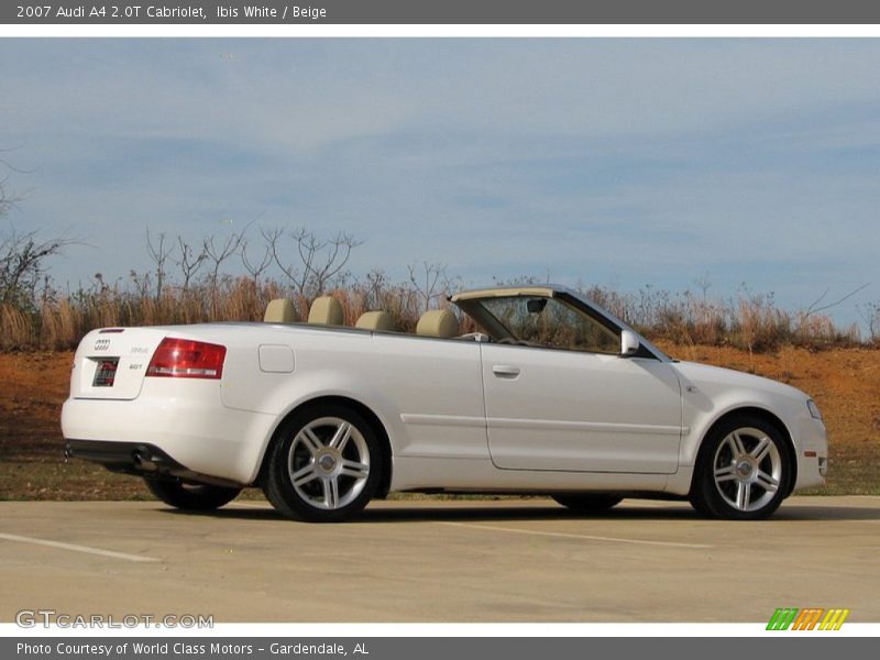 Ibis White / Beige 2007 Audi A4 2.0T Cabriolet