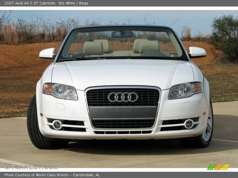 Ibis White / Beige 2007 Audi A4 2.0T Cabriolet