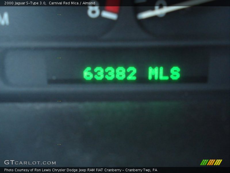Carnival Red Mica / Almond 2000 Jaguar S-Type 3.0