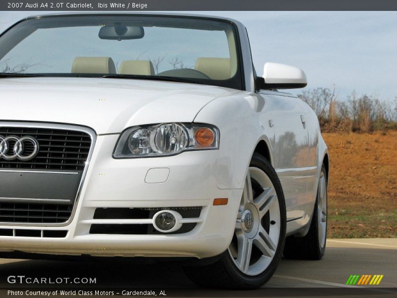 Ibis White / Beige 2007 Audi A4 2.0T Cabriolet